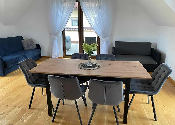 Przystan W Gorach Ferienhaus